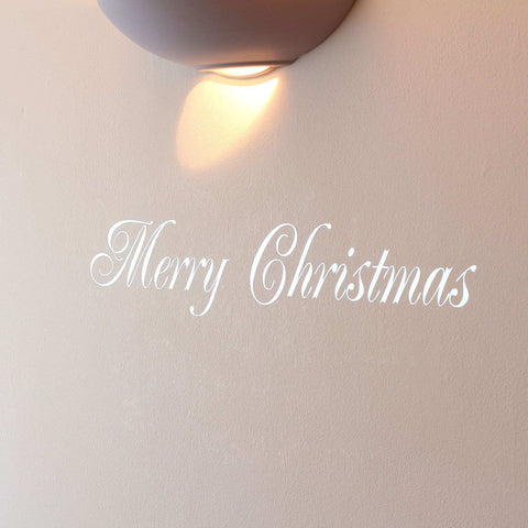 Mirror Silver Merry Christmas