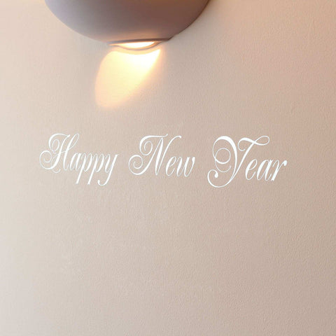 Mirror Silver Happy New Year