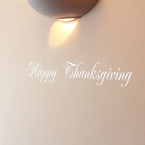 Mirror Silver Happy Thanksgiving