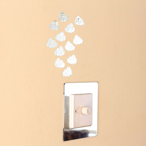 12 Mirror Silver Clouds