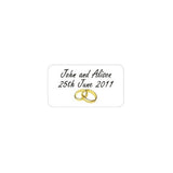 Personalised Transparent Wedding Invitation Seals