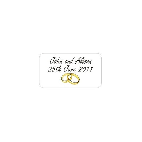 Personalised Transparent Wedding Invitation Seals