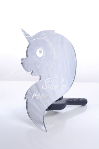 Personalised Unicorn Head Plaque