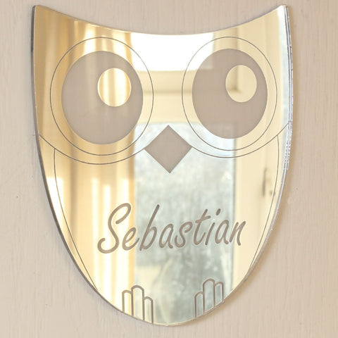 Personalised Wide Eyed Owl Plaque