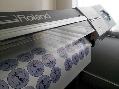 A4 Custom Printing Waterproof Vinyl Window Cling or Sticky Back