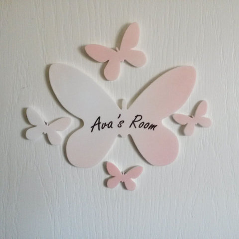 Personalised Colour Butterfly Set