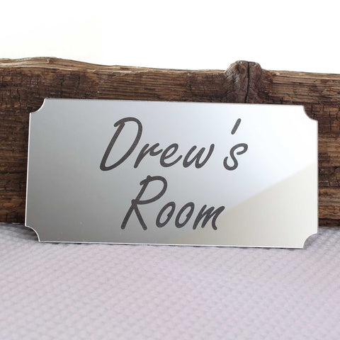 Personalised Inverted Corners Plaque