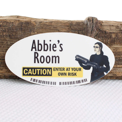 Personalised Black Ops Female Plaque