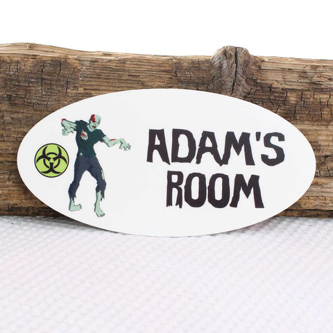 Personalised Zombie Plaque