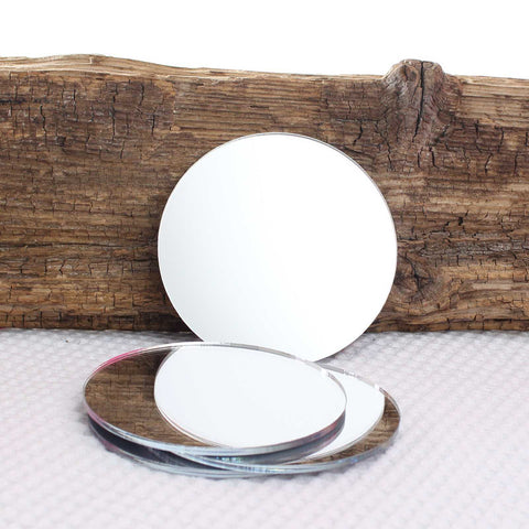 4 x Acrylic Mirror Coasters