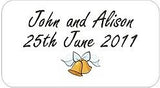 Personalised Transparent Wedding Invitation Seals