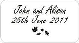 Personalised Transparent Wedding Invitation Seals
